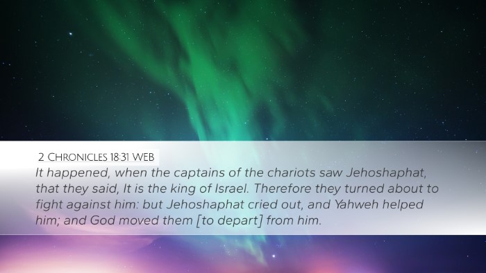 2 Chronicles 18:31 WEB Bible Verse Image