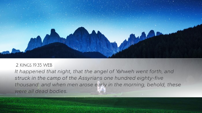 2 Kings 19:35 WEB Bible Verse Image