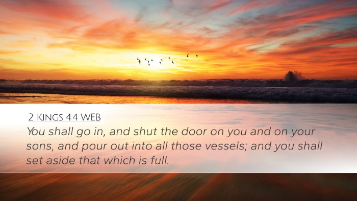 2 Kings 4:4 WEB Bible Verse Image