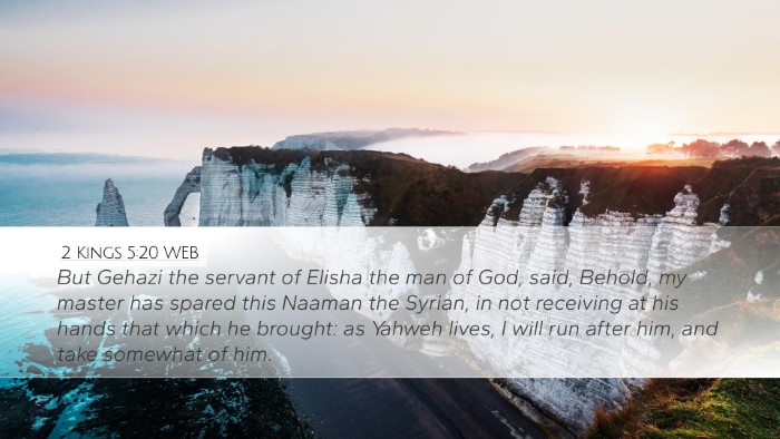 2 Kings 5:20 WEB Bible Verse Image
