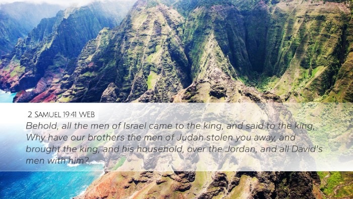 2 Samuel 19:41 WEB Bible Verse Image