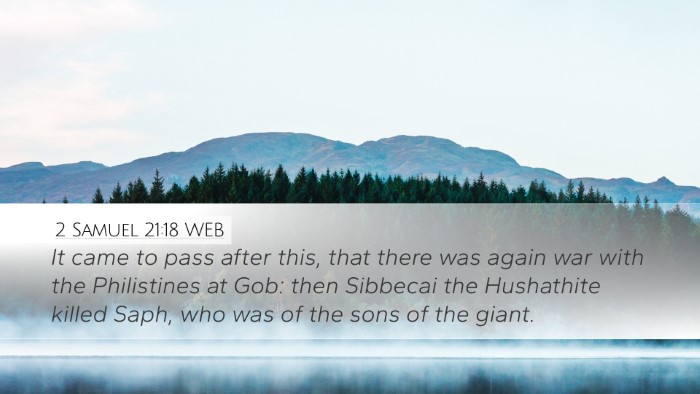 2 Samuel 21:18 WEB Bible Verse Image