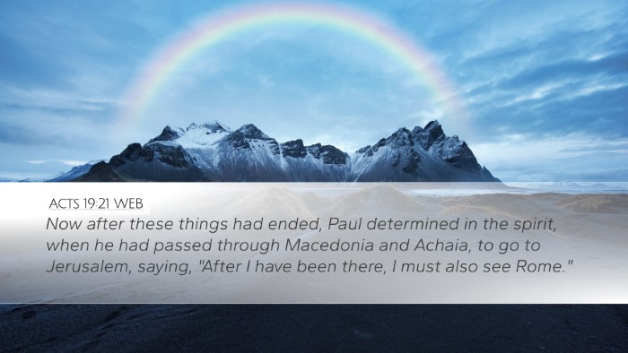 Acts 19:21 WEB Bible Verse Image