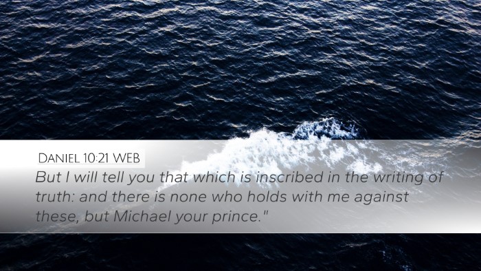 Daniel 10:21 WEB Bible Verse Image