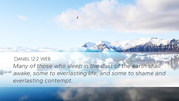 Daniel 12:2 WEB Bible Verse Image