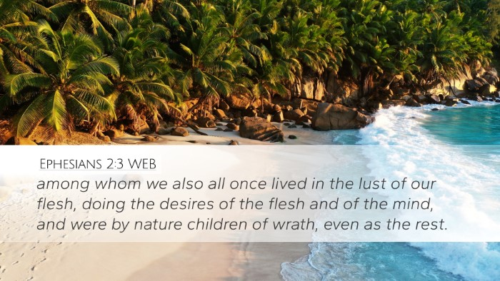 Ephesians 2:3 WEB Bible Verse Image