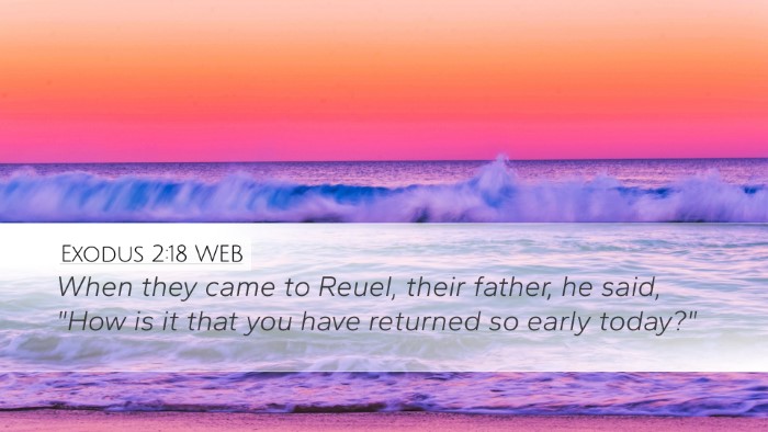 Exodus 2:18 WEB Bible Verse Image