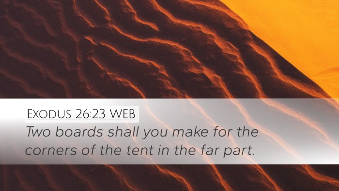 Exodus 26:23 WEB Bible Verse Image