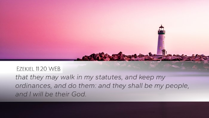 Ezekiel 11:20 WEB Bible Verse Image