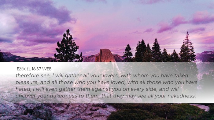 Ezekiel 16:37 WEB Bible Verse Image