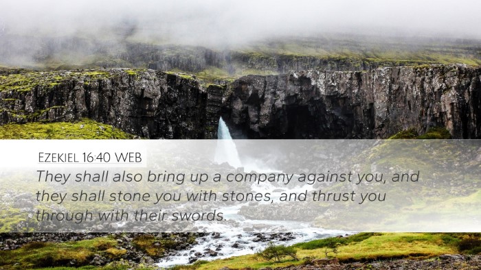 Ezekiel 16:40 WEB Bible Verse Image