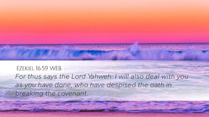 Ezekiel 16:59 WEB Bible Verse Image