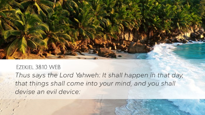 Ezekiel 38:10 WEB Bible Verse Image
