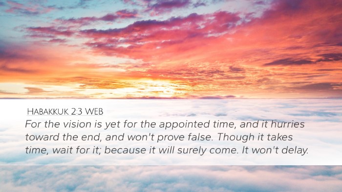Habakkuk 2:3 WEB Bible Verse Image