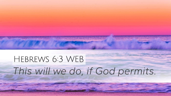 Hebrews 6:3 WEB Bible Verse Image