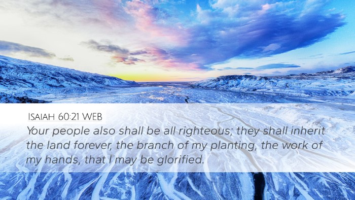 Isaiah 60:21 WEB Bible Verse Image