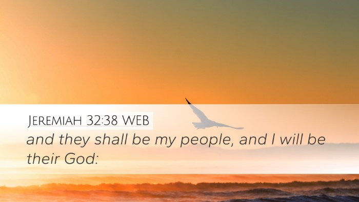 Jeremiah 32:38 WEB Bible Verse Image
