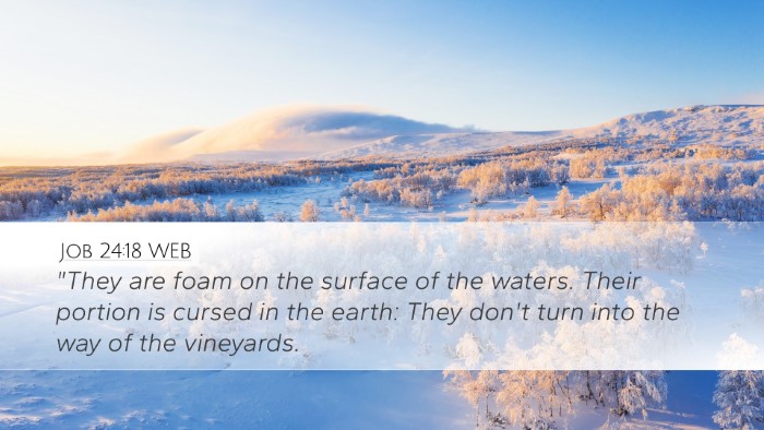 Job 24:18 WEB Bible Verse Image
