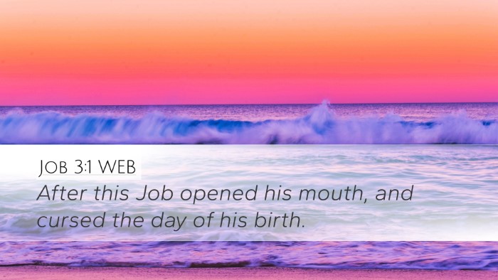 Job 3:1 WEB Bible Verse Image