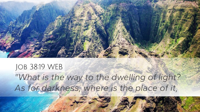 Job 38:19 WEB Bible Verse Image
