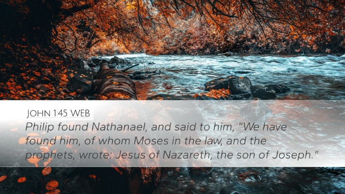 John 1:45 WEB Bible Verse Image