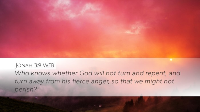 Jonah 3:9 WEB Bible Verse Image