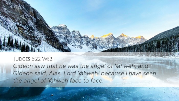 Judges 6:22 WEB Bible Verse Image