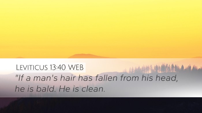 Leviticus 13:40 WEB Desktop Wallpaper - 