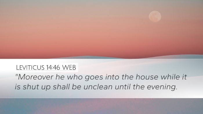 Leviticus 14:46 WEB Desktop Wallpaper - 