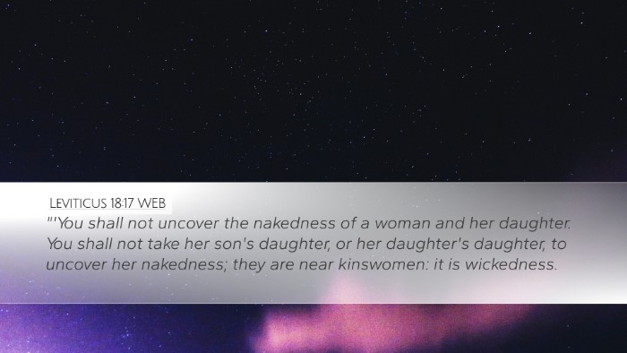 Leviticus 18:17 WEB Desktop Wallpaper - 