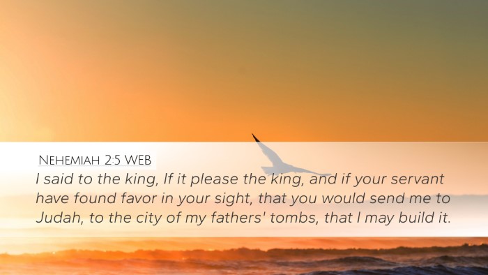 Nehemiah 2:5 WEB Desktop Wallpaper - I said to the king, If it please the king, and if - Desktop Bible Verse Wallpaper