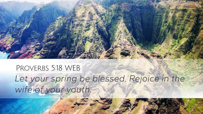 Proverbs 5:18 WEB Bible Verse Image