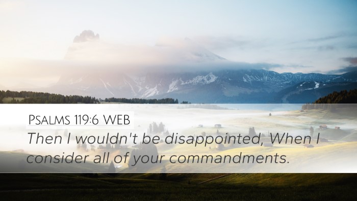 Psalms 119:6 WEB Bible Verse Image