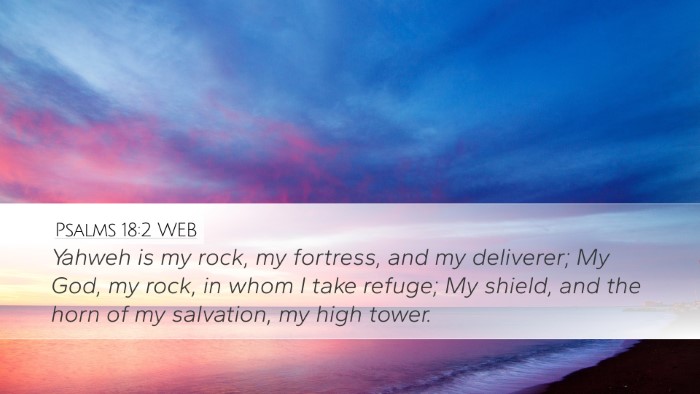 Psalms 18:2 WEB Bible Verse Image