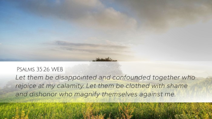 Psalms 35:26 WEB Bible Verse Image