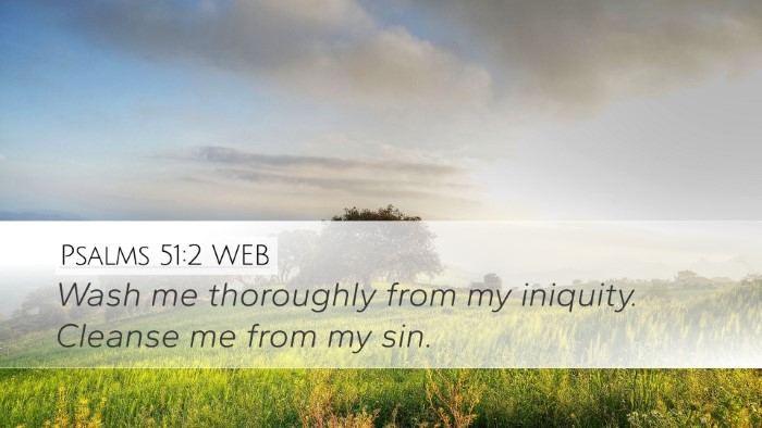 Psalms 51:2 WEB Desktop Wallpaper - Wash me thoroughly from my iniquity. Cleanse me - Desktop Bible Verse Wallpaper