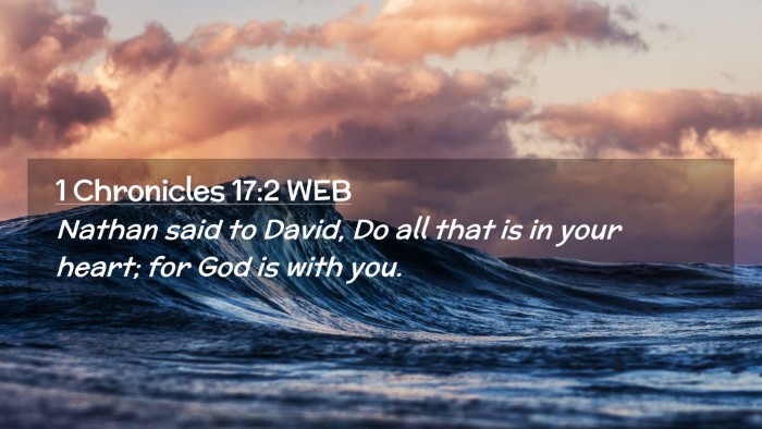 Picture 02 - 1 Chronicles 17:2 WEB Desktop Wallpaper - Nathan said to David, Do all that is in your - Desktop Bible Verse Wallpaper