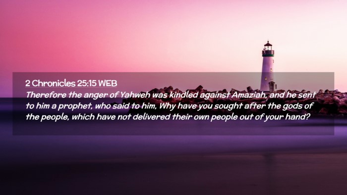 Picture 02 - 2 Chronicles 25:15 WEB Desktop Wallpaper - Therefore the anger of Yahweh was kindled against - Desktop Bible Verse Wallpaper