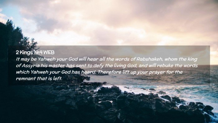 Picture 02 - 2 Kings 19:4 WEB Desktop Wallpaper - It may be Yahweh your God will hear all the words - Desktop Bible Verse Wallpaper