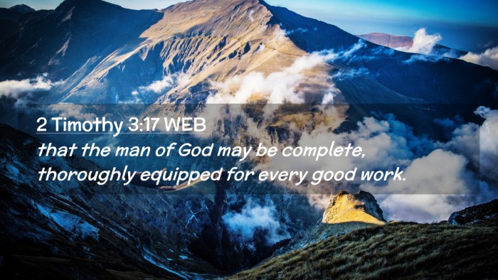 Picture 02 - 2 Timothy 3:17 WEB Desktop Wallpaper - that the man of God may be complete, thoroughly - Desktop Bible Verse Wallpaper
