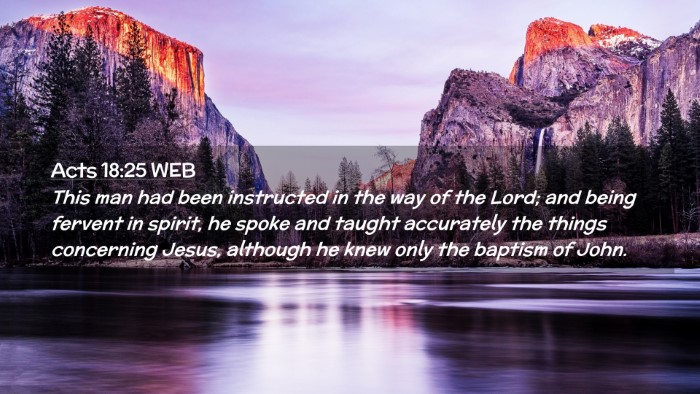 Picture 02 - Acts 18:25 WEB Desktop Wallpaper - This man had been instructed in the way of the - Desktop Bible Verse Wallpaper