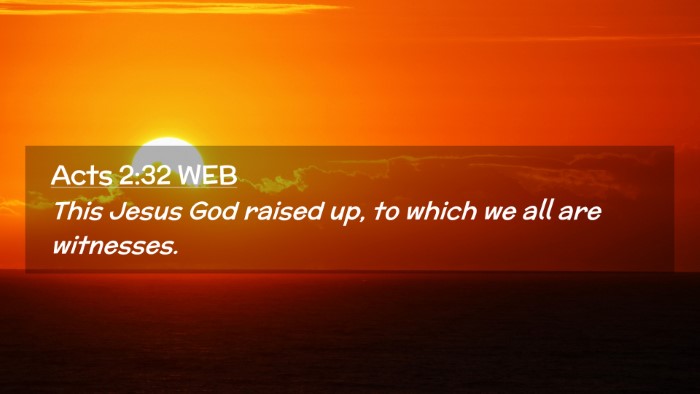 Picture 02 - Acts 2:32 WEB Desktop Wallpaper - This Jesus God raised up, to which we all are - Desktop Bible Verse Wallpaper