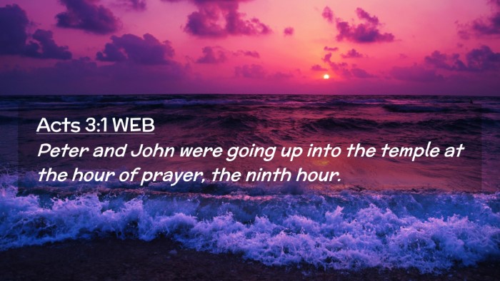 Picture 02 - Acts 3:1 WEB Desktop Wallpaper - Peter and John were going up into the temple at - Desktop Bible Verse Wallpaper