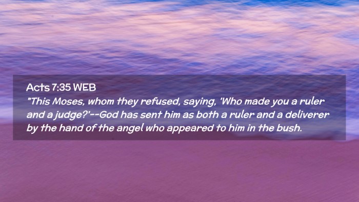 Picture 02 - Acts 7:35 WEB Desktop Wallpaper - 