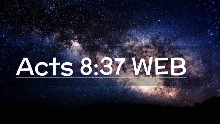 Picture 02 - Acts 8:37 WEB Desktop Wallpaper -  - Desktop Bible Verse Wallpaper