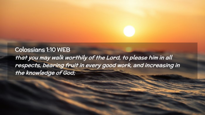Picture 02 - Colossians 1:10 WEB Desktop Wallpaper - that you may walk worthily of the Lord, to please - Desktop Bible Verse Wallpaper