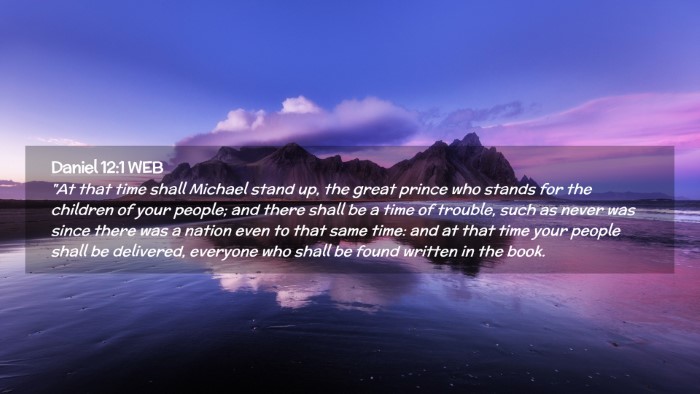 Picture 02 - Daniel 12:1 WEB Desktop Wallpaper - 
