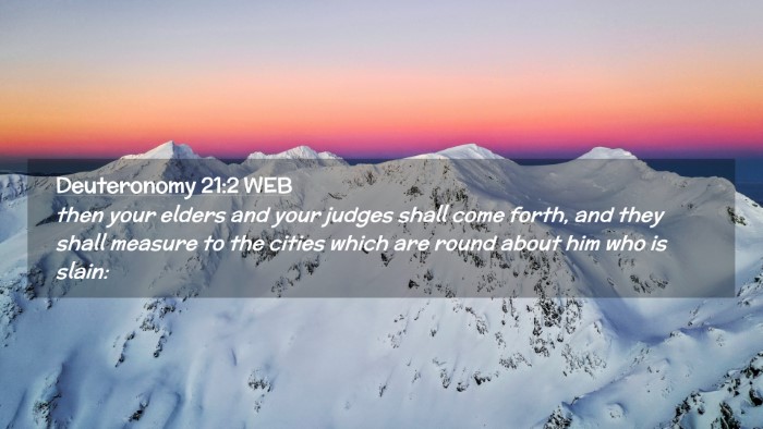 Picture 02 - Deuteronomy 21:2 WEB Desktop Wallpaper - then your elders and your judges shall come - Desktop Bible Verse Wallpaper