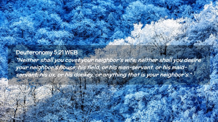 Picture 02 - Deuteronomy 5:21 WEB Desktop Wallpaper - 