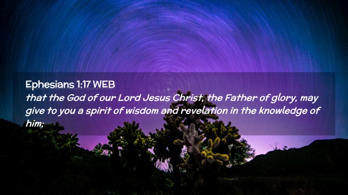 Picture 02 - Ephesians 1:17 WEB Desktop Wallpaper - that the God of our Lord Jesus Christ, the Father - Desktop Bible Verse Wallpaper